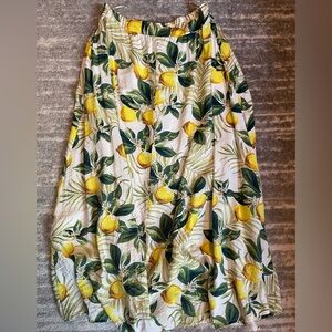 MELLODAY Citrus Patterned Skirt
